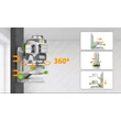 Huepar Pro ZK04CG 4D 4*360° szintezőlézer