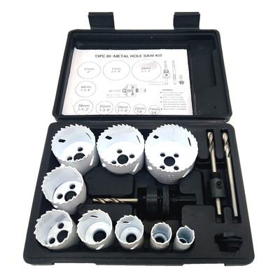 13DB-OS HSS BI-METAL m42 8%CO KÖRKIVÁGÓ KÉSZLET, 19-64MM 13DB-OS HSS BI-METAL m42 8%CO KÖRKIVÁGÓ KÉSZLET, 19-64MM