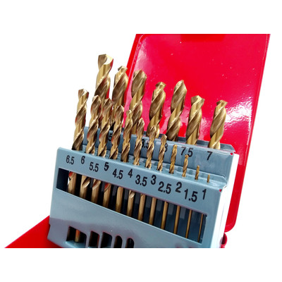 Roid 19db-os HSS-Co M35 5% Co csigafúró készlet, 1-10mm Roid 19db-os HSS-Co M35 5% Co csigafúró készlet, 1-10mm