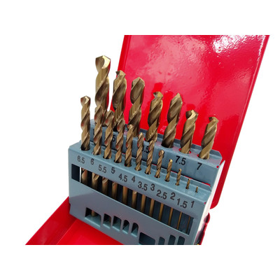 Roid 19db-os HSS-Co M35 5% Co csigafúró készlet, 1-10mm Roid 19db-os HSS-Co M35 5% Co csigafúró készlet, 1-10mm