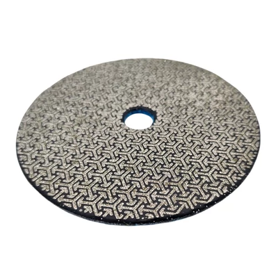 Roid tépőzáras galvanizált gyémánt csiszolókorong, 100mm, P100