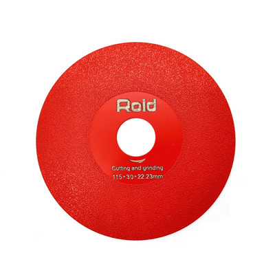 Roid 115mm széles szegmenses gyémánt üvegvágó korong