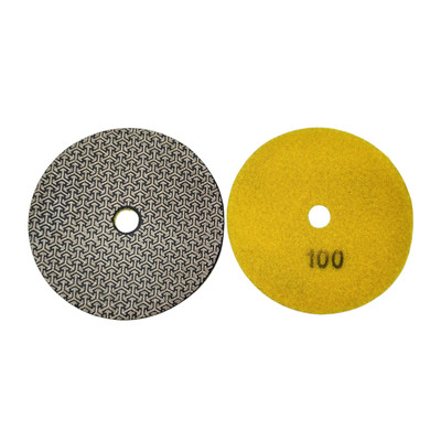Roid tépőzáras galvanizált gyémánt csiszolókorong, 100mm, P100
