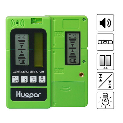 Huepar LR-5RG lézer detektor / jelfogó
