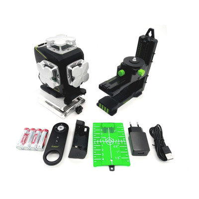 Huepar S04CG 4D 4*360° szintezőlézer