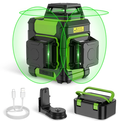 Huepar HM03CG 3D 3*360° szintezőlézer