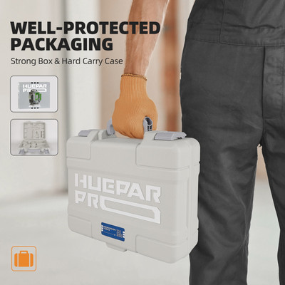 Huepar Pro ZK04CG 4D 4*360° szintezőlézer
