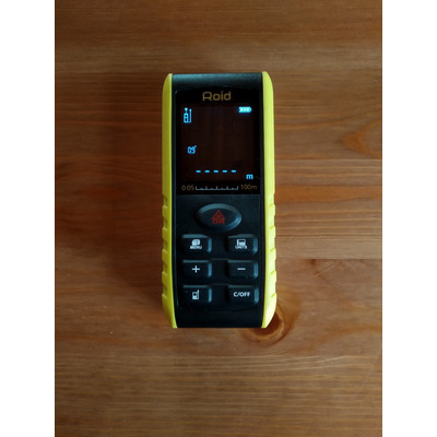Roid E100 lézeres távolságmérő + digitális szögmérő